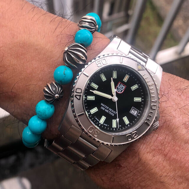 Luminox - 極上美品LUMI NOX レアーシリーズ ref1580divers86500円の