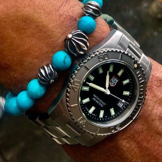 ルミノックス(Luminox)の極上美品LUMI NOX レアーシリーズ ref1580divers86500円(腕時計(アナログ))