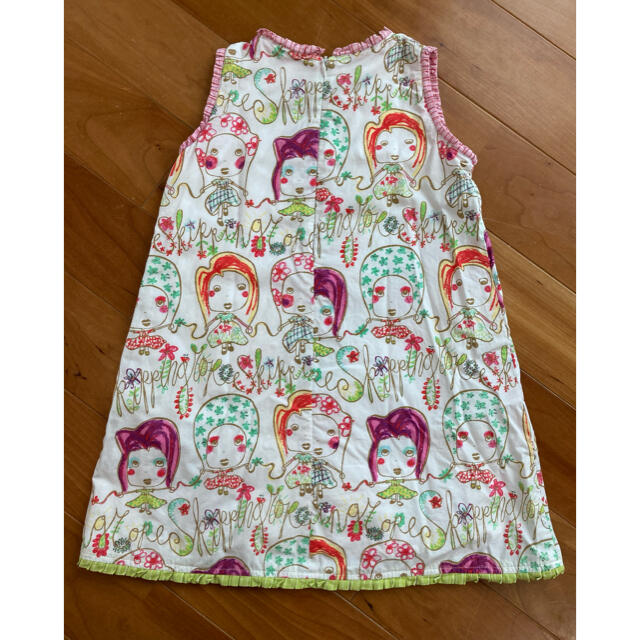 OILILY(オイリリー)のoilily ワンピース　ノースリーブワンピース 女の子　100cm キッズ/ベビー/マタニティのキッズ服女の子用(90cm~)(ワンピース)の商品写真