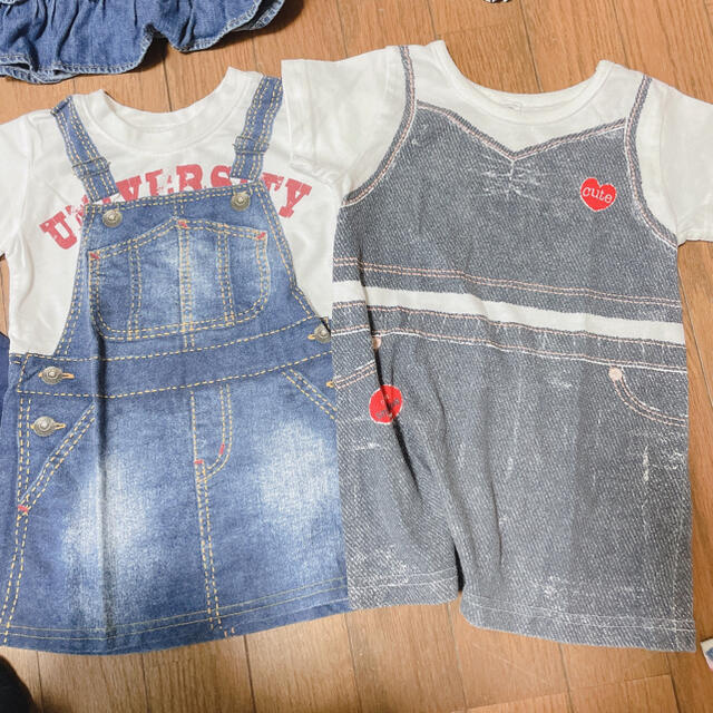 プリントワンピース キッズ/ベビー/マタニティのキッズ服女の子用(90cm~)(ワンピース)の商品写真