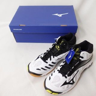 ミズノ(MIZUNO)のMIZUNO　ウェーブライトニング Z4 MID　ブラック/ホワイト/イエロー(スニーカー)