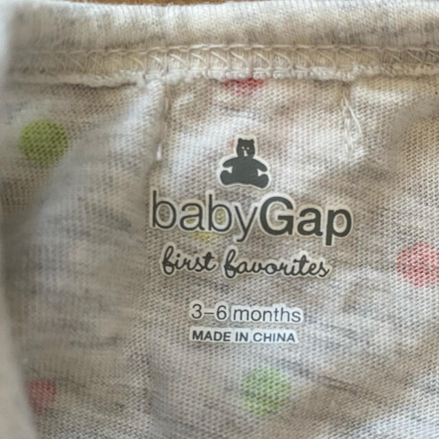 babyGAP(ベビーギャップ)のBaby GAP：ロンパース60センチ キッズ/ベビー/マタニティのベビー服(~85cm)(ロンパース)の商品写真