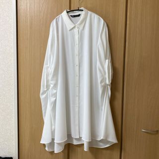 ザラ(ZARA)のZARA ロングシャツ(シャツ/ブラウス(半袖/袖なし))