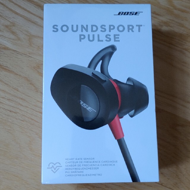 スマホ/家電/カメラBOSE Soundsport Pulse Red イヤホン新品未開封