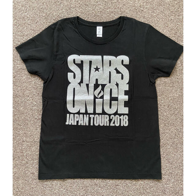 【SOI】STARS ON ICE 公式 Tシャツ (XS) 黒 レディースのトップス(Tシャツ(半袖/袖なし))の商品写真