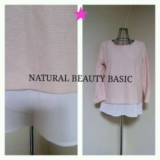 ナチュラルビューティーベーシック(NATURAL BEAUTY BASIC)の３点６千７点１万セール　ナチュラルビューティーベーシック　シフォントップス(シャツ/ブラウス(長袖/七分))