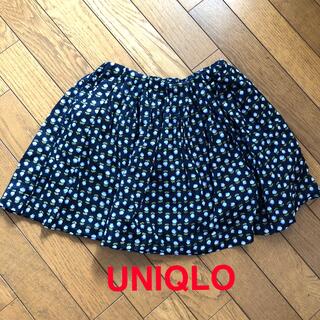 ユニクロ(UNIQLO)の❁⃘UNIQLO スカート 花柄❁⃘(スカート)