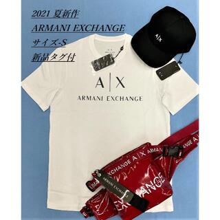 アルマーニエクスチェンジ(ARMANI EXCHANGE)のAXロゴ　Tシャツ01A　S　新品タグ付き　アルマーニエクスチェンジ　ギフトにも(Tシャツ/カットソー(半袖/袖なし))