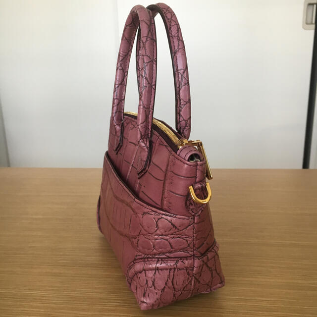 新品マットクロコダイルショルダー付きミニバック-tops.edu.ng