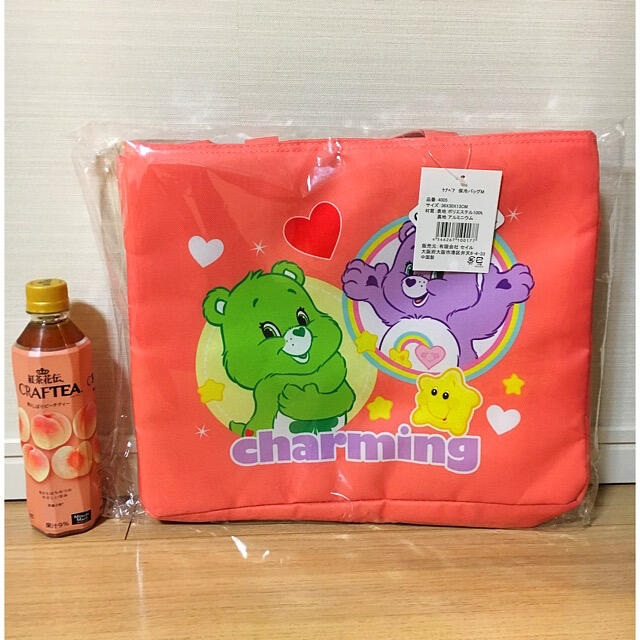 CareBears(ケアベア)の新品 ケアベア 保冷 マチ付き トートバッグ ☆ レディースのバッグ(エコバッグ)の商品写真