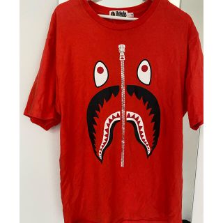 アベイシングエイプ(A BATHING APE)のBAPE SHARK TEE シャーク　XL(Tシャツ/カットソー(半袖/袖なし))