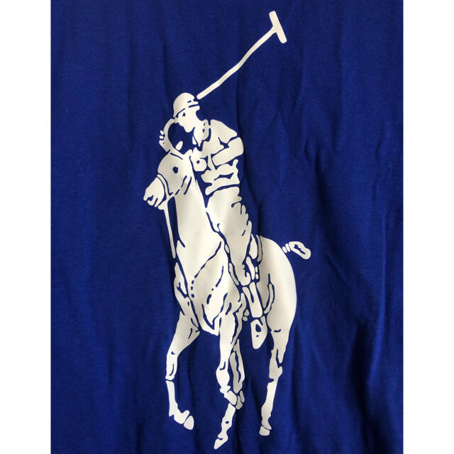 Ralph Lauren(ラルフローレン)の★新品★ラルフローレン ビッグポニープリントTシャツ ブルー/XS メンズのトップス(Tシャツ/カットソー(半袖/袖なし))の商品写真