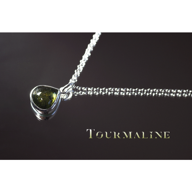 好評定番 New『トルマリン』世界でひとつの天然石ネックレスsv925 + プラチナ仕上げの通販 by RengaRenk & Beobijou|ラクマ 限定OFF