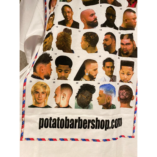 imran potato BARBER TEE イムラン ポテト XLの通販 by yk's shop｜ラクマ