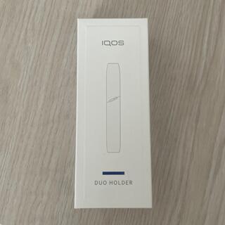 アイコス(IQOS)の新品　IQOS3 DUO ホルダー　青色(タバコグッズ)