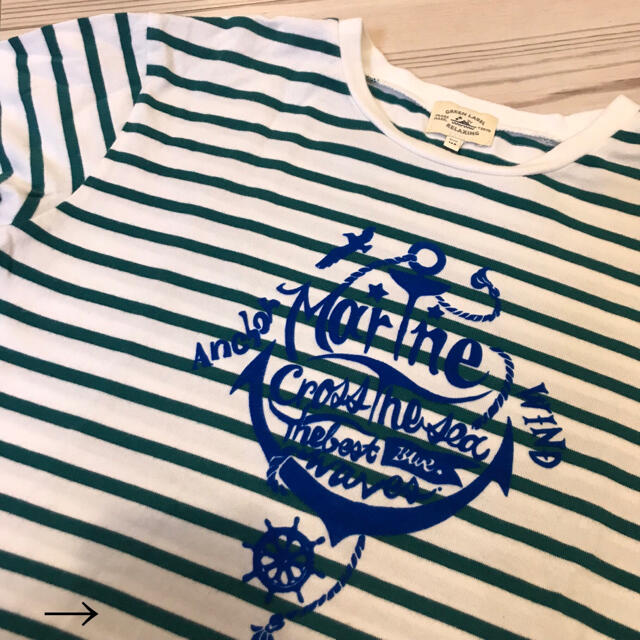 UNITED ARROWS green label relaxing(ユナイテッドアローズグリーンレーベルリラクシング)の専用！【greenlabelrelaxing 】Tシャツ ボーダー サイズ125 キッズ/ベビー/マタニティのキッズ服男の子用(90cm~)(Tシャツ/カットソー)の商品写真