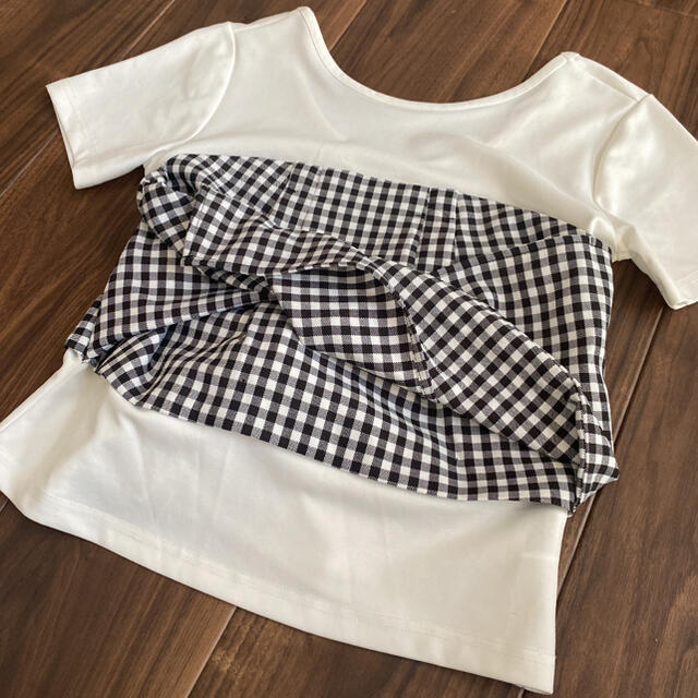 MURUA(ムルーア)のほぼ新品♡MURUA♡ビスチェ付きTシャツ レディースのトップス(Tシャツ(半袖/袖なし))の商品写真