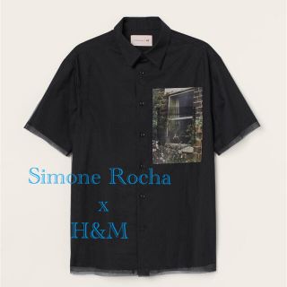 エイチアンドエム(H&M)の【即完売】半袖チュールシャツ　Simone Rocha x H&M(Tシャツ/カットソー(半袖/袖なし))