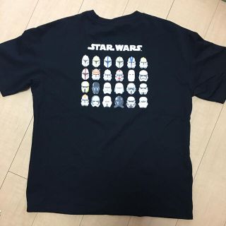 ジーユー(GU)のスターウォーズTシャツ（L）GU(Tシャツ/カットソー(半袖/袖なし))