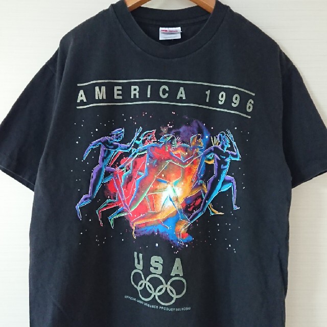 ☆US古着1996/アトランタオリンピック/公式Tシャツ/L | フリマアプリ ラクマ