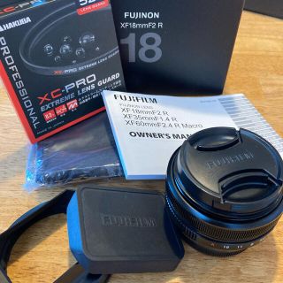 富士フイルム - FUJIFILM XF18mm F2 R プロテクター付き 美品の通販 by