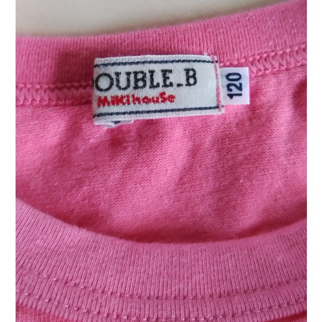 DOUBLE.B(ダブルビー)のDOUBLE B新品長袖Tシャツ120cm キッズ/ベビー/マタニティのキッズ服女の子用(90cm~)(Tシャツ/カットソー)の商品写真