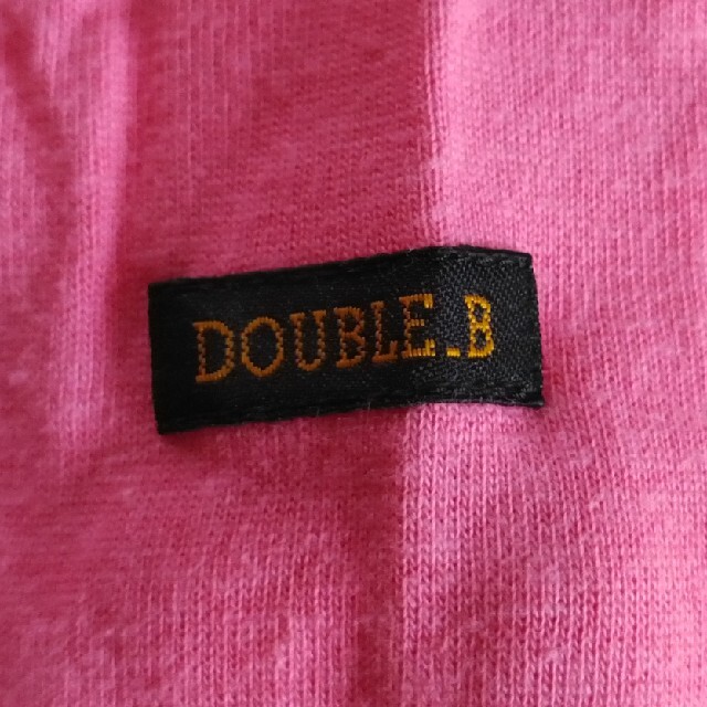 DOUBLE.B(ダブルビー)のDOUBLE B新品長袖Tシャツ120cm キッズ/ベビー/マタニティのキッズ服女の子用(90cm~)(Tシャツ/カットソー)の商品写真