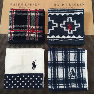 ラルフローレン(Ralph Lauren)の男女問わず人気・ギフト♡ラルフローレン タオルハンカチ(ハンカチ/ポケットチーフ)