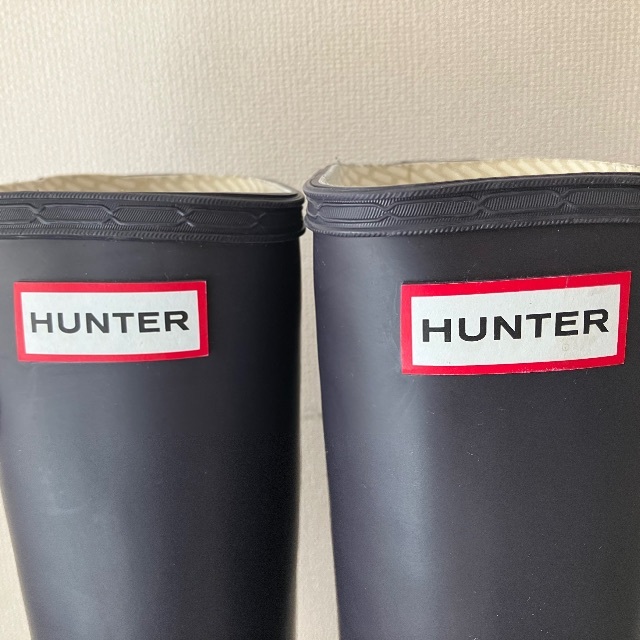 HUNTER(ハンター)の【あみ様専用】レインブーツ UK3 紫 レディース HUNTER ハンター レディースの靴/シューズ(レインブーツ/長靴)の商品写真