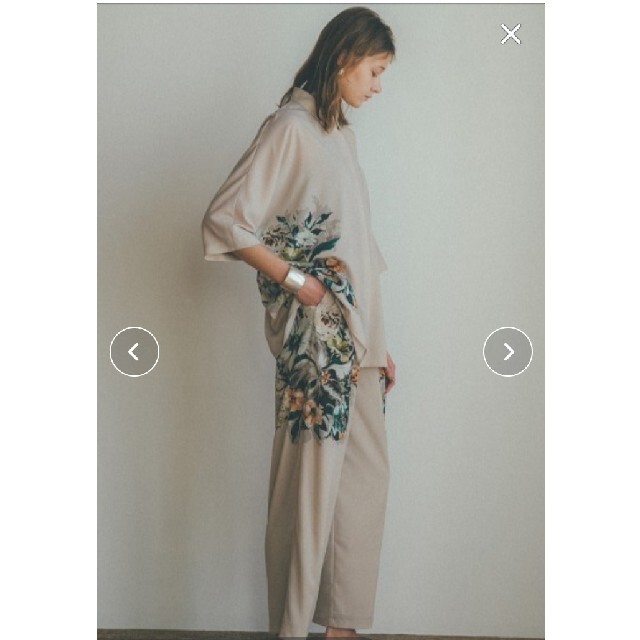 CLANE PANEL FLOWER PANTS