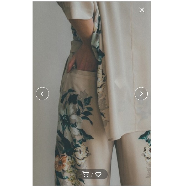 CLANE クラネ PANEL FLOWER PANTS パンツ フラワー | capacitasalud.com