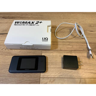 ファーウェイ(HUAWEI)のSpeed Wi-Fi NEXT W06 ブラックxブルー(PC周辺機器)