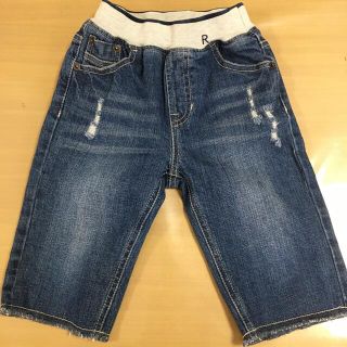 ラゲッドワークス(RUGGEDWORKS)のラゲットワークス ハーフパンツ デニム 110小さめ(パンツ/スパッツ)