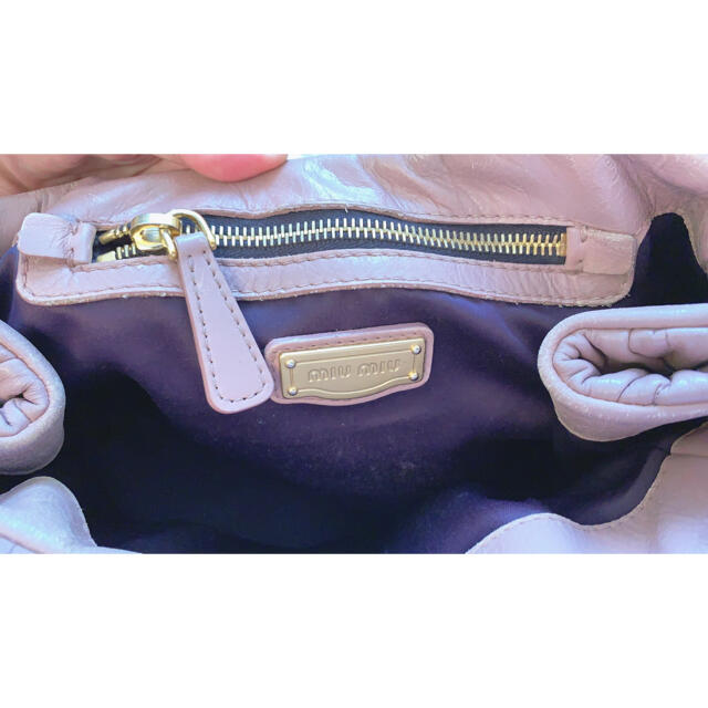 miumiu(ミュウミュウ)のミュウミュウ マテラッセ 2wey バック ピンク レディースのバッグ(ショルダーバッグ)の商品写真