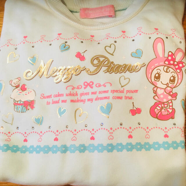 mezzo piano(メゾピアノ)のmezzo piano トレーナー3点セット　M(150) キッズ/ベビー/マタニティのキッズ服女の子用(90cm~)(Tシャツ/カットソー)の商品写真