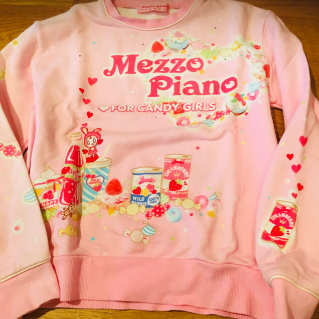 mezzo piano(メゾピアノ)のmezzo piano トレーナー3点セット　M(150) キッズ/ベビー/マタニティのキッズ服女の子用(90cm~)(Tシャツ/カットソー)の商品写真