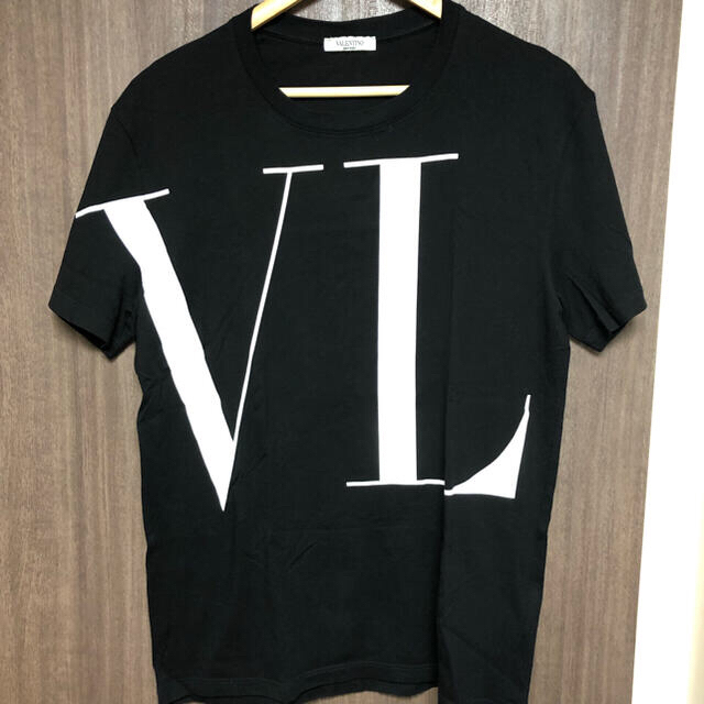 VALENTINO VLTN 半袖　Tシャツ　ヴァレンティノブラックホワイトロゴ定価