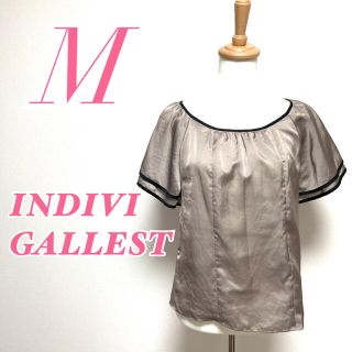 インディヴィ(INDIVI)のINDIVI インディヴィ 半袖トップス シンプル 上品 大人(カットソー(半袖/袖なし))