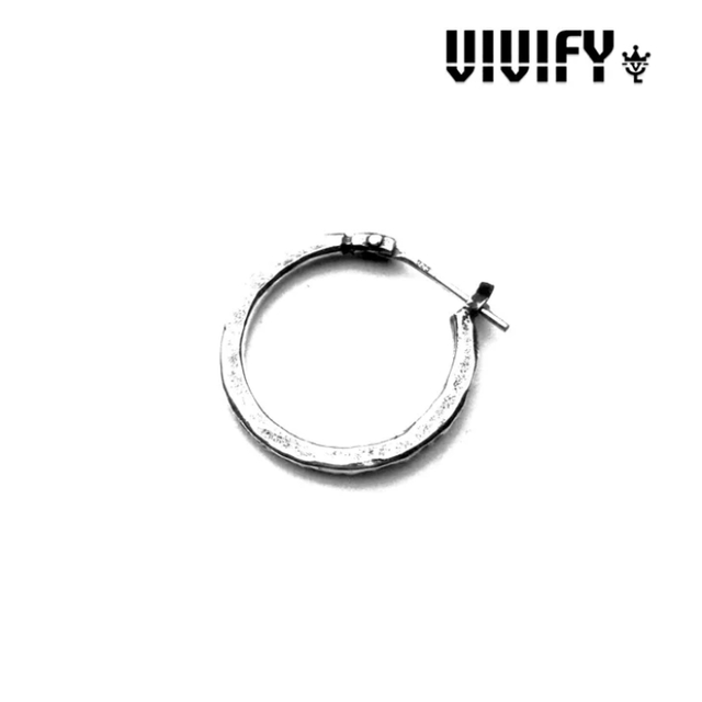 VIVIFY(ビビファイ)の新品 片耳分1点　VIVIFY Hammered Hoop Pierce メンズのアクセサリー(ピアス(両耳用))の商品写真