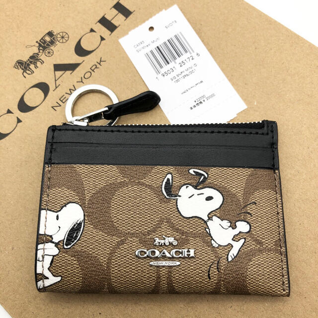 【COACH X PEANUTS☆新作】完売品！新品！スヌーピー！パスケース！