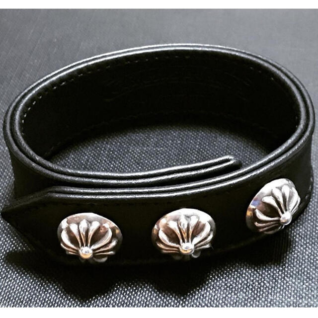 Chrome Hearts 3ボタン2スナップブレスレット クロスボタン enot.in.ua
