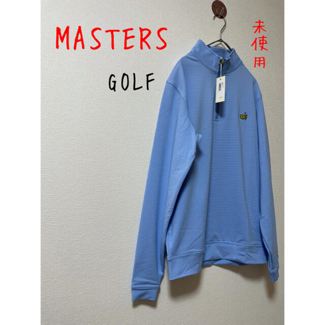 【未使用】MASTERS/マスターズ ハーフジップシャツ　サイズS