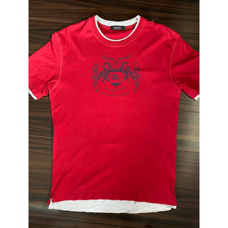 バーバリーブラックレーベル(BURBERRY BLACK LABEL)のBURBERRY BLACK LABEL Tシャツ　レッド(Tシャツ/カットソー(半袖/袖なし))