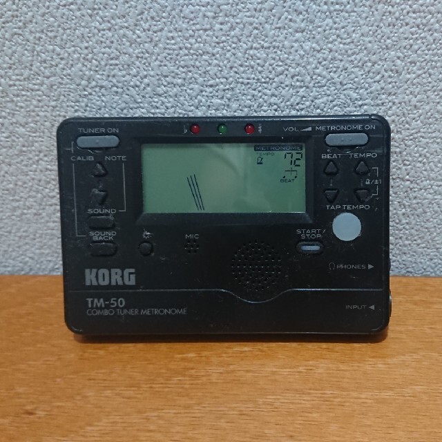 KORG(コルグ)のチューナーメトロノーム KORG TM-50 楽器の楽器 その他(その他)の商品写真