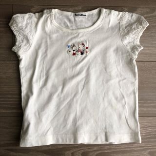 ファミリア(familiar)の【値下げしました！】ファミリアfamiliar半袖トップス　100サイズ　女の子(Tシャツ/カットソー)