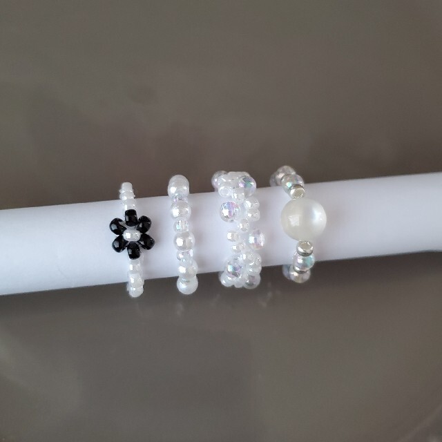 クラシック 〔905〕ハンドメイド ビーズブレスレット アクセサリー ピンク フラワー 〔905〕ハンドメイド ビーズブレスレット アクセサリー オレンジ