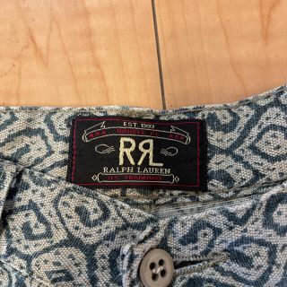 ダブルアールエル(RRL)の超貴重 90s ビンテージ USA製 RRL ルーズ ワイド ショート パンツ(ショートパンツ)