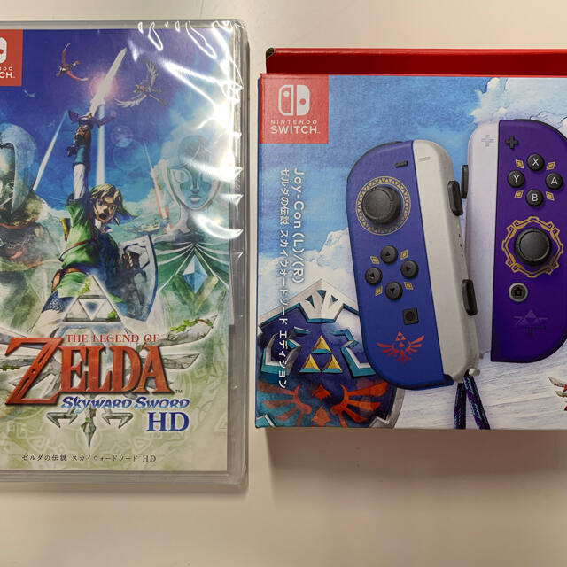 ゼルダの伝説スカイウォードソードHD ソフト&Joy-Conセット【新品未