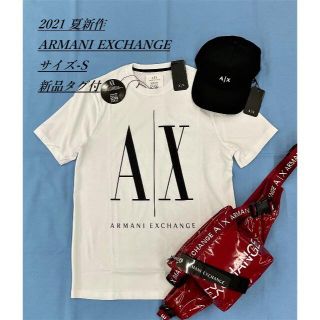 アルマーニエクスチェンジ(ARMANI EXCHANGE)のAXロゴ　Tシャツ07C　S　新品タグ付き　アルマーニエクスチェンジ　ギフトにも(Tシャツ/カットソー(半袖/袖なし))