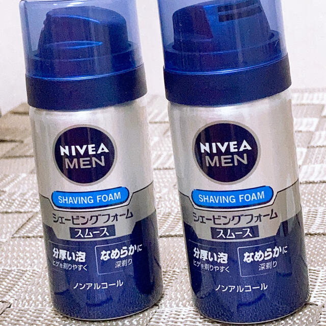 NIVEA シェービングフォーム 34g×4本 - 基礎化粧品